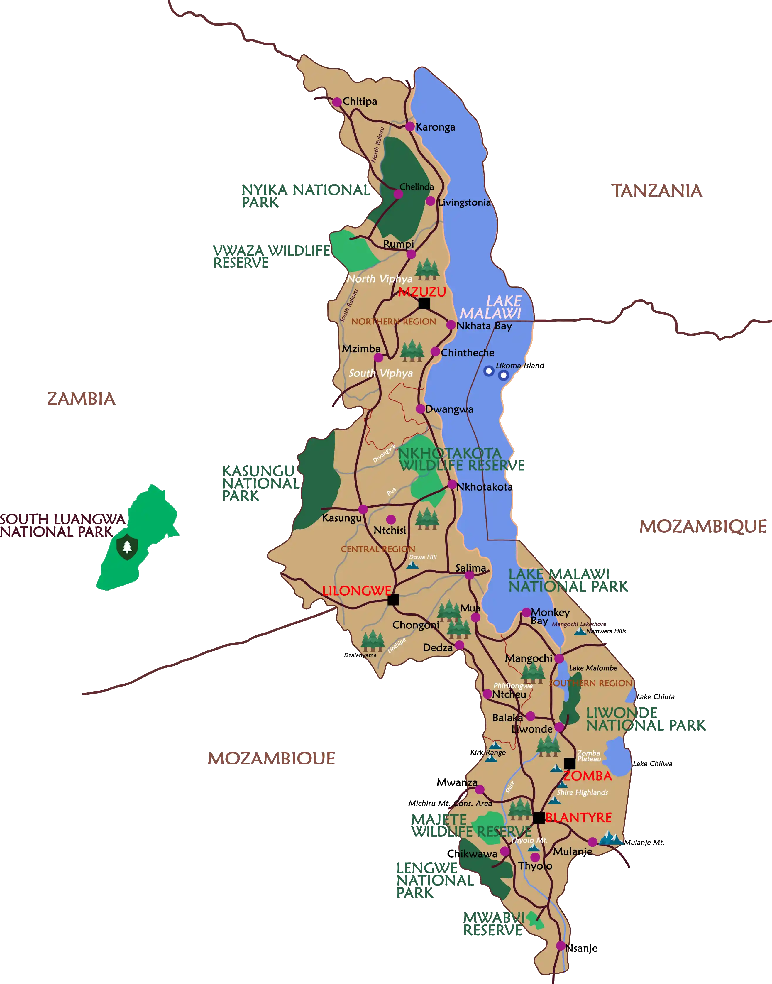 map-of-malawi